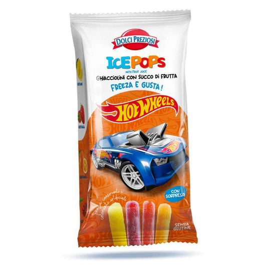 Ice Pops Hot Wheels, 10pcs pack, 400ml (Best Before 30-03-2026) - Caffe' Buongiorno Store