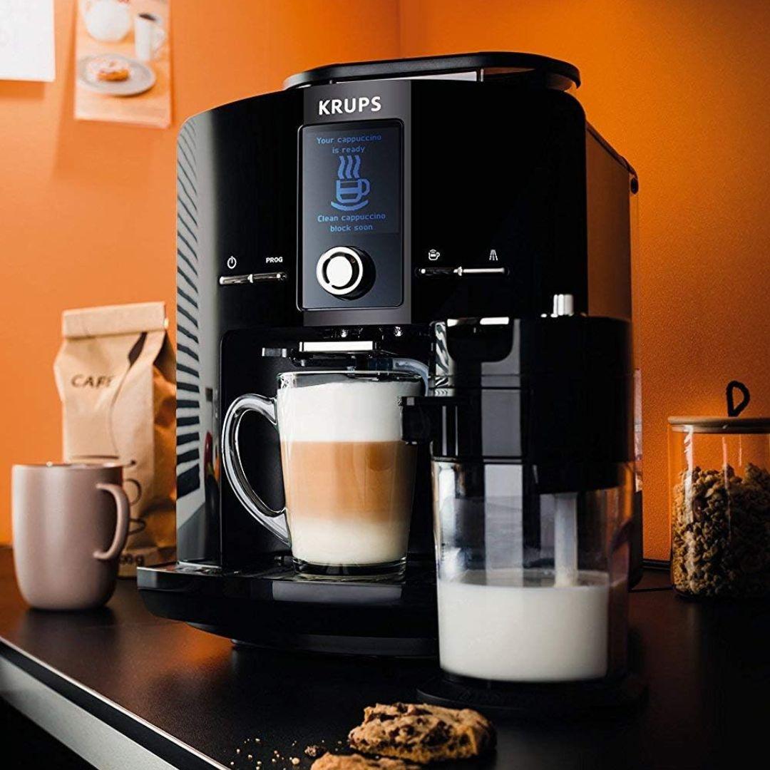 Krups Espresseria Fully Automatic Bean to Cup Coffee & Espresso Machine,EA829827 - Buongiorno Caffe' & More