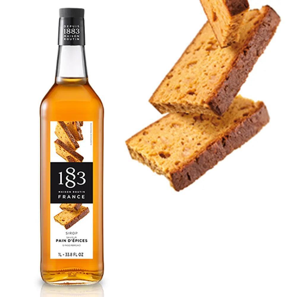 Maison Routin 1883 Ginger Bread Syrup 1000 ml (Best Before 30-11-2025) - Caffe' Buongiorno Store