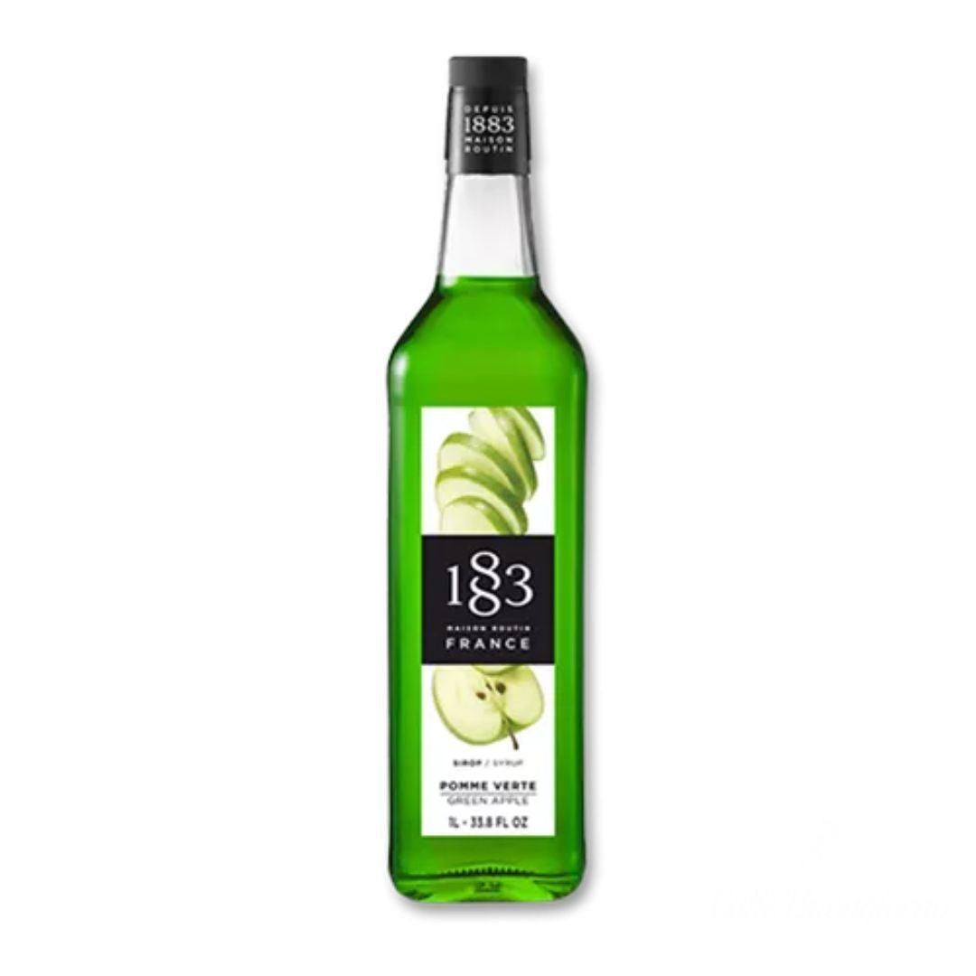 Maison Routin 1883 Green Apple Syrup, 1Lt (Best Before 02-03-2027) - Caffe' Buongiorno Store