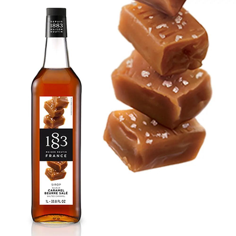 Maison Routin 1883 Salted Caramel Syrup 1000 ml (Best Before 30-04-2026) - Caffe' Buongiorno Store