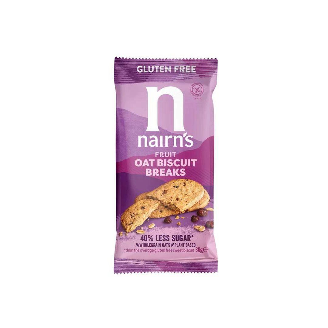 Nairn's Gluten Free Fruit 3 Pack Oat Biscuit Breaks, 30g - Buongiorno Caffe' & More