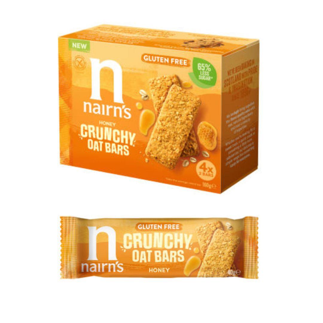 Nairns Honey Crunchy Oat Bars, 160g - Buongiorno Caffe' & More