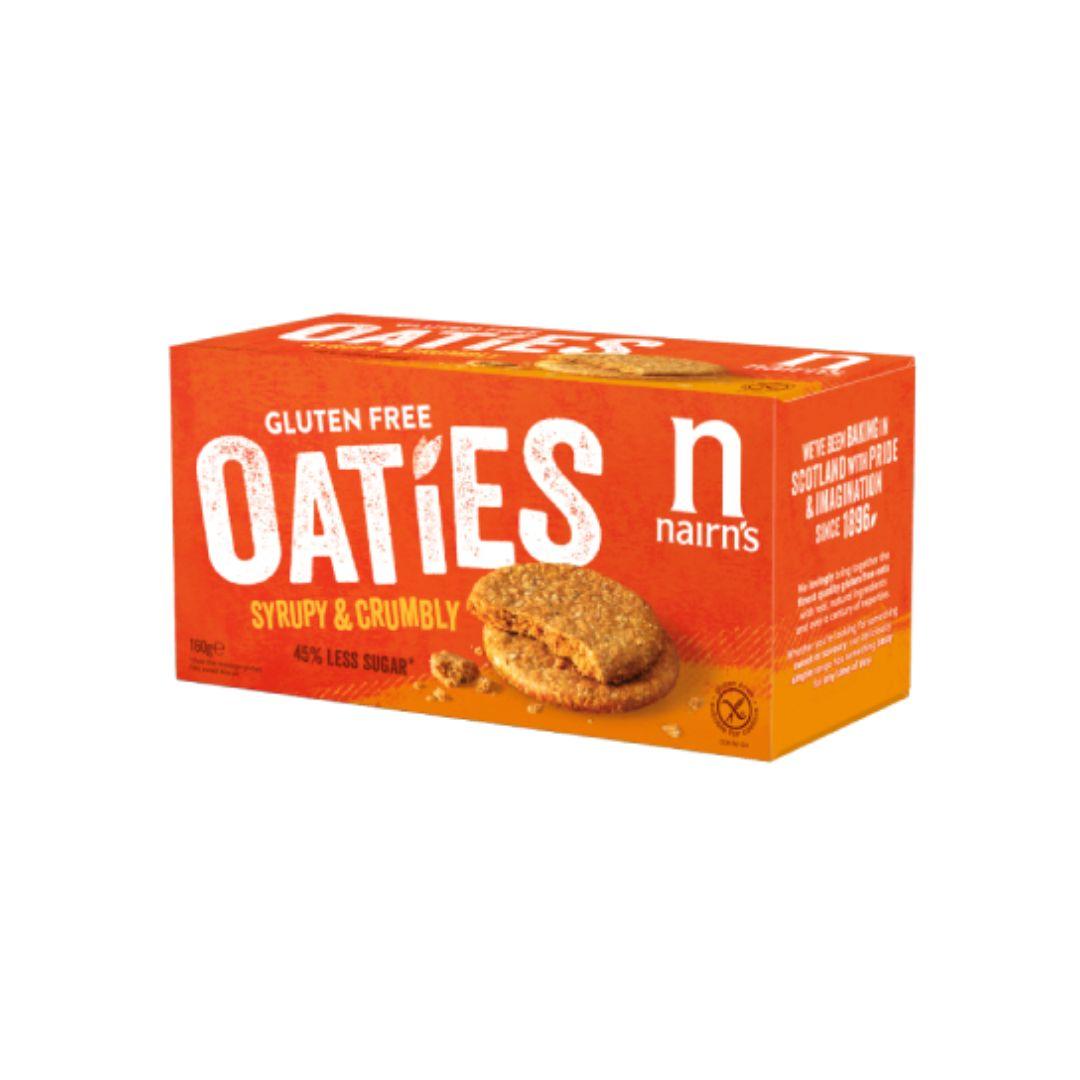 Nairns Oaties Original, Gluten Free, 45% Less Sugar, 160g - Buongiorno Caffe' & More