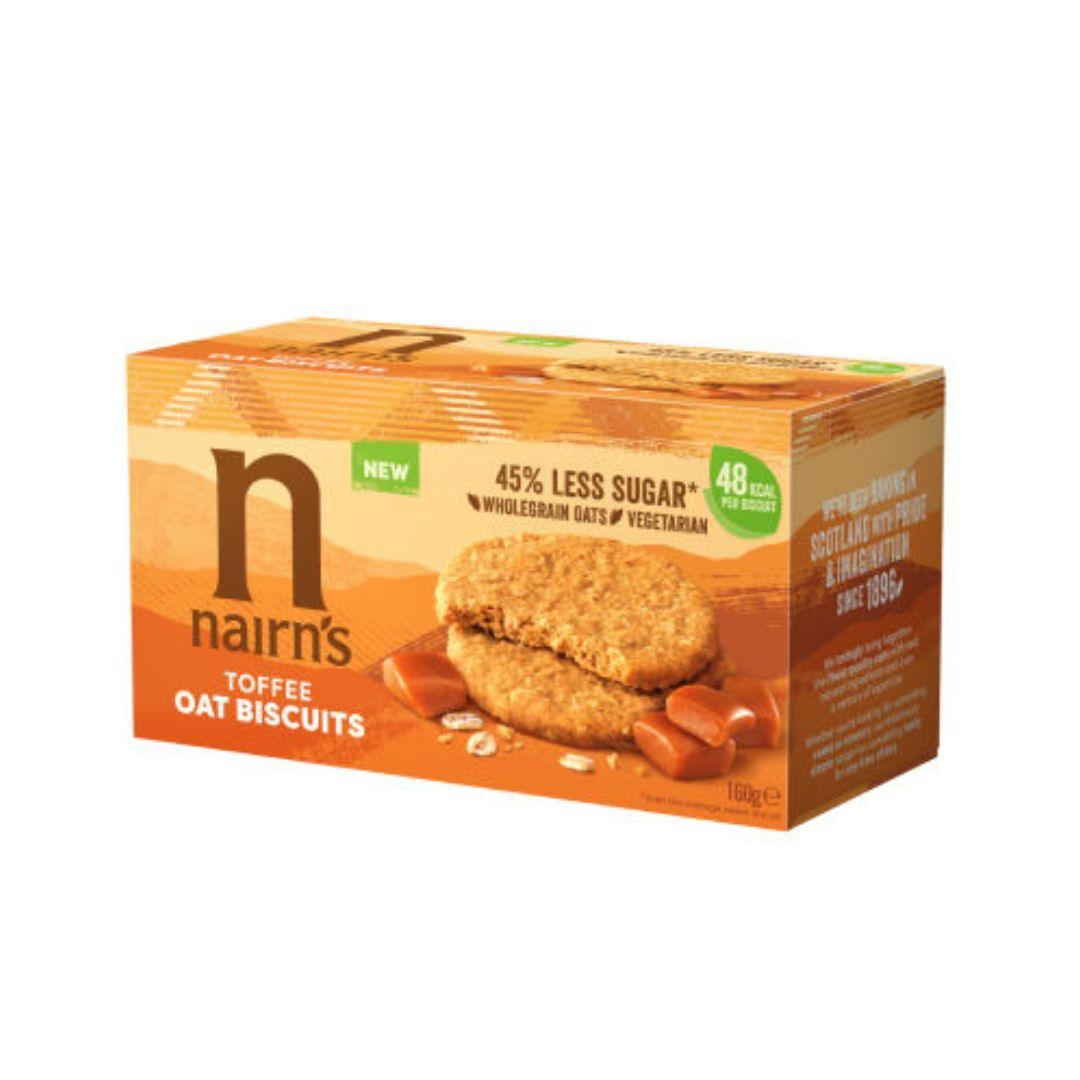 Nairns Toffee Oat Biscuits, 200g - Buongiorno Caffe' & More