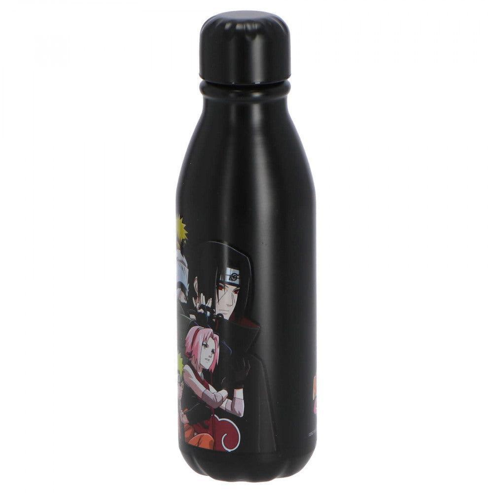 Naruto & Team Aluminium Drinking Water Bottle, 600ml (Best Before 29-12-2030) - Caffe' Buongiorno Store