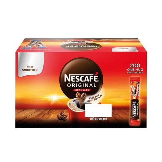 Nescafe Original Stick Sachets, 200 pieces (Best Before 28-02-2026) - Caffe' Buongiorno Store