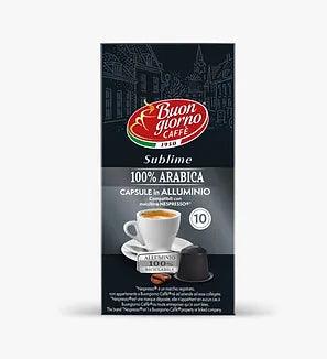 Nespresso 100% Arabica (10 Aluminum Capsules) - Buongiorno Caffe' & More