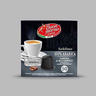 Nespresso 100% Arabica (50 Aluminum Capsules) - Buongiorno Caffe' & More