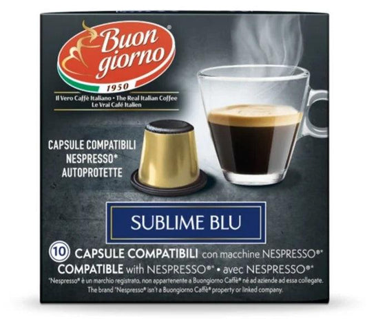 Nespresso Sublime Blu (10 Capsules) - Buongiorno Caffe' & More