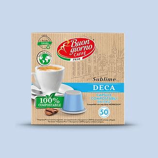 Nespresso Sublime Deca (50 Biodegradable Capsules) - Buongiorno Caffe' & More