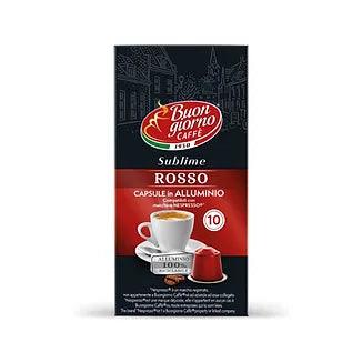 Nespresso Sublime Rosso (10 Aluminum Capsules) - Buongiorno Caffe' & More
