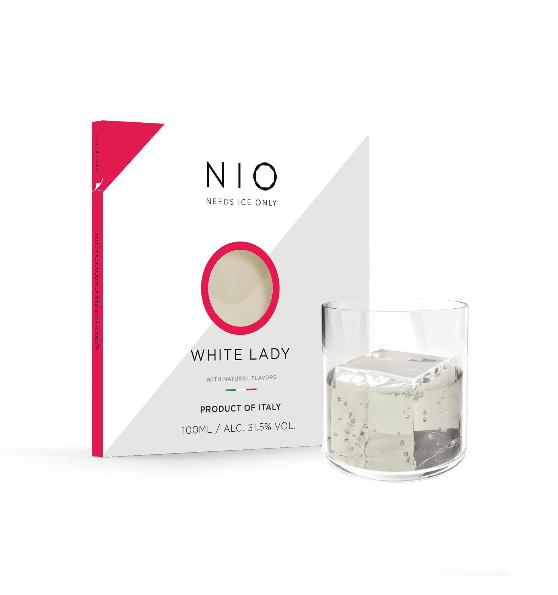 NIO White Lady, ready mixed cocktail, 100ml - Buongiorno Caffe' & More