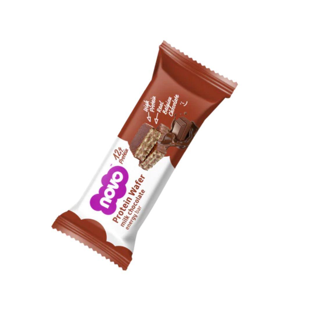 Novo Protein Milk Chocolate Protein Wafer, 40g - Buongiorno Caffe' & More
