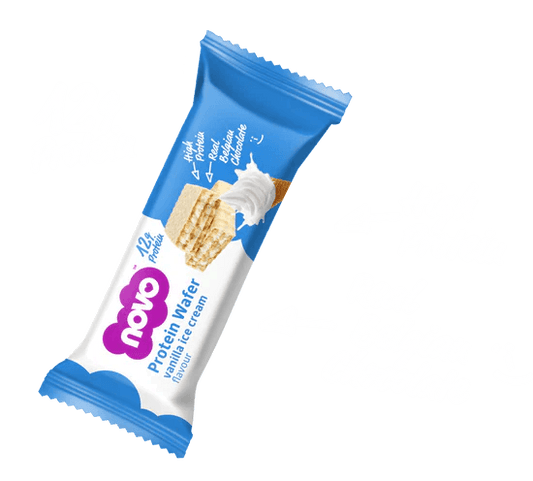 Novo Protein Vanilla Ice Cream Protein Wafer, 40g - Buongiorno Caffe' & More