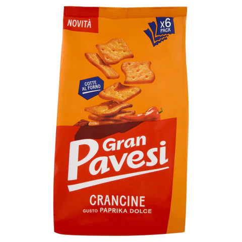 Pavesi Crancine Sweet Paprika, 30g x 6 = 180g
