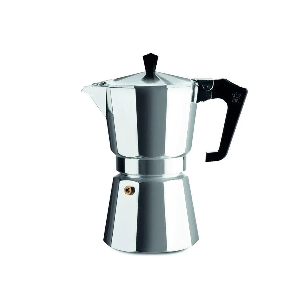 Pezzetti Chrome Moka Pot - 3 or 6 Cups - Buongiorno Caffe' & More