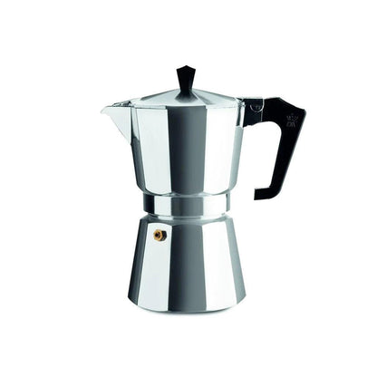 Pezzetti Chrome Moka Pot - 3 or 6 Cups - Buongiorno Caffe' & More