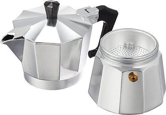 Pezzetti Chrome Moka Pot - 3 or 6 Cups - Buongiorno Caffe' & More