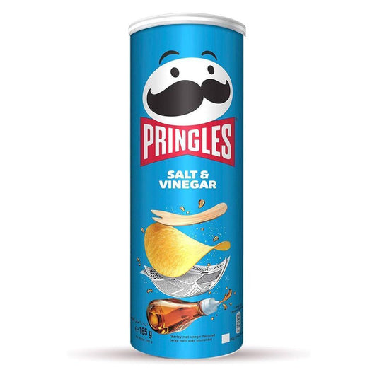 Pringles Salt & Vinegar Crisps, 165g (Best Before 13-08-2025) - Caffe' Buongiorno Store