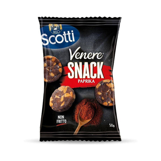 Riso Scotti Venere Snack, Paprika Flavour, Mini Rice Cakes, 50g - Buongiorno Caffe' & More