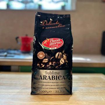 Sublime 100% Arabica Roasted Beans, 1KG - Buongiorno Caffe' & More