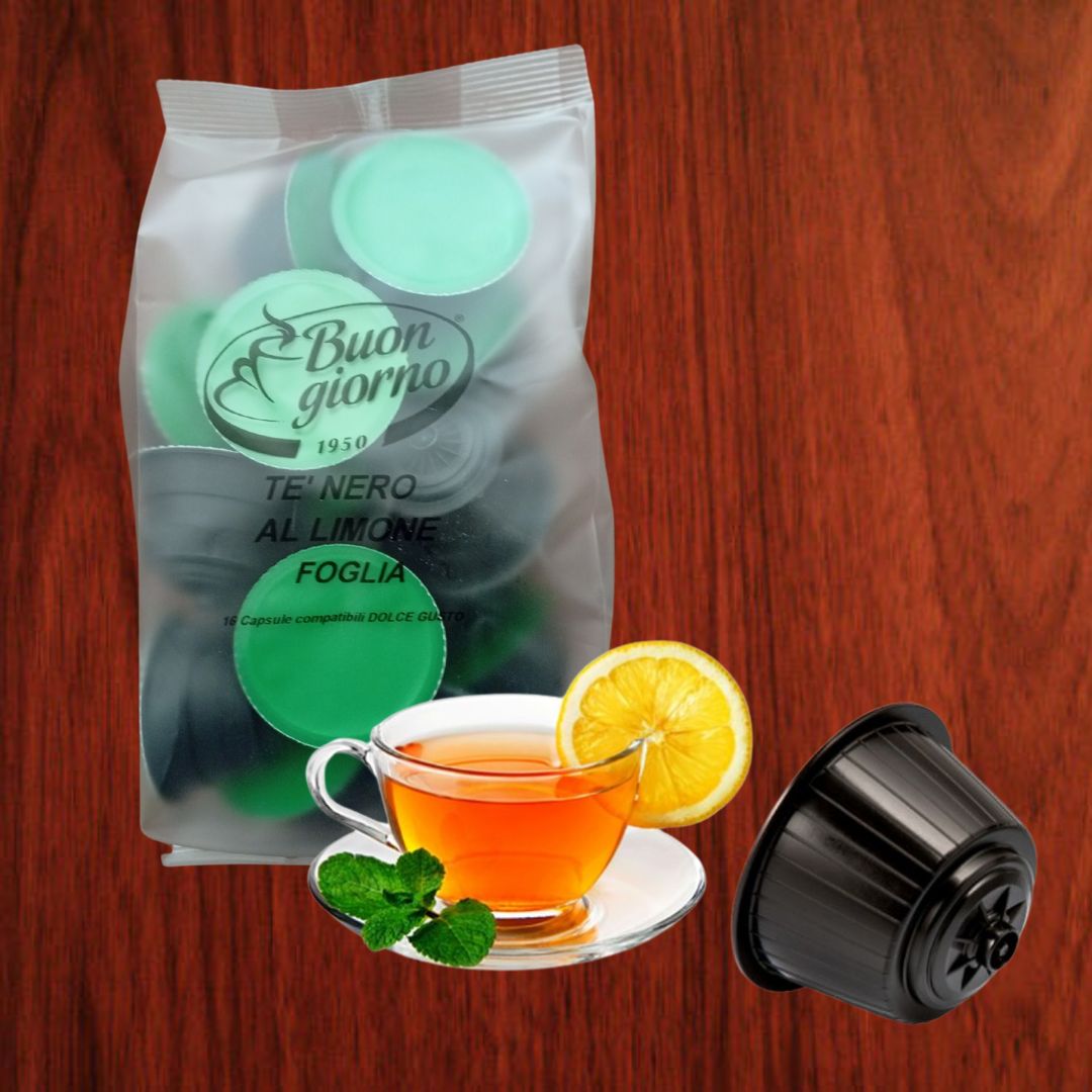 Sale 50% Off- 4 Pack Dolce Gusto Black Lemon Tea (16x4 Capsules)