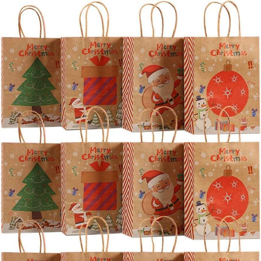 Small Christmas Paper bag 15x21x8cm (Best Before 29-12-2030) - Caffe' Buongiorno Store