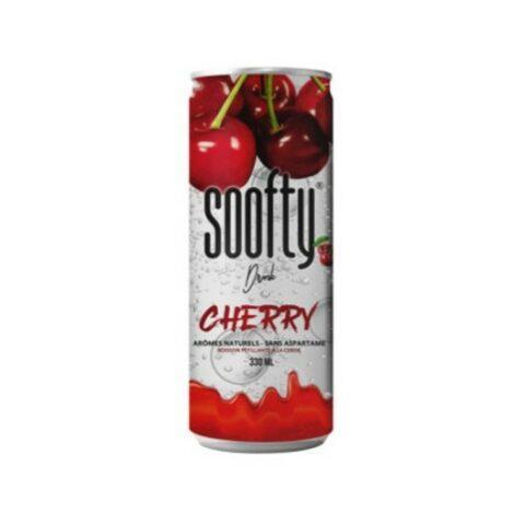 Soofty Sparkling Water, Cherry Flavour, 330ml - Caffe' Buongiorno Store