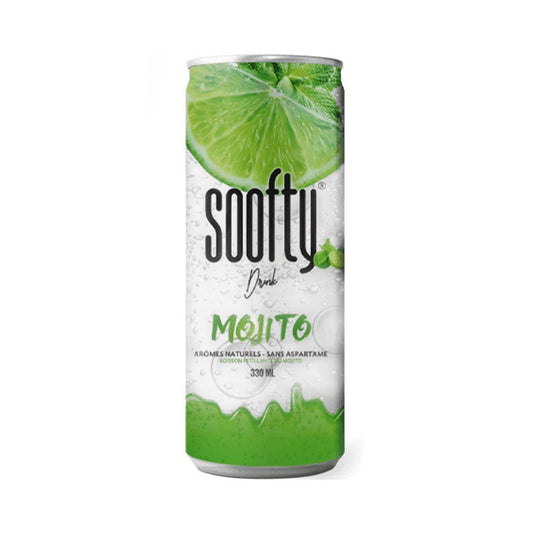 Soofty Sparkling Water, Mojito Flavour, 330ml