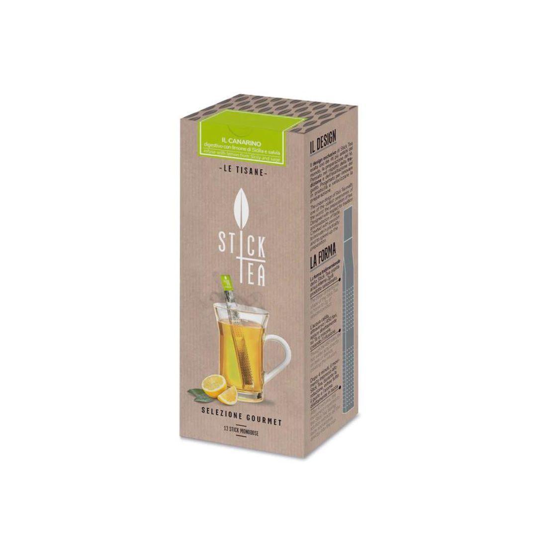 Stick Tea, Il Canarino Lemon & Sage, 12 Sticks