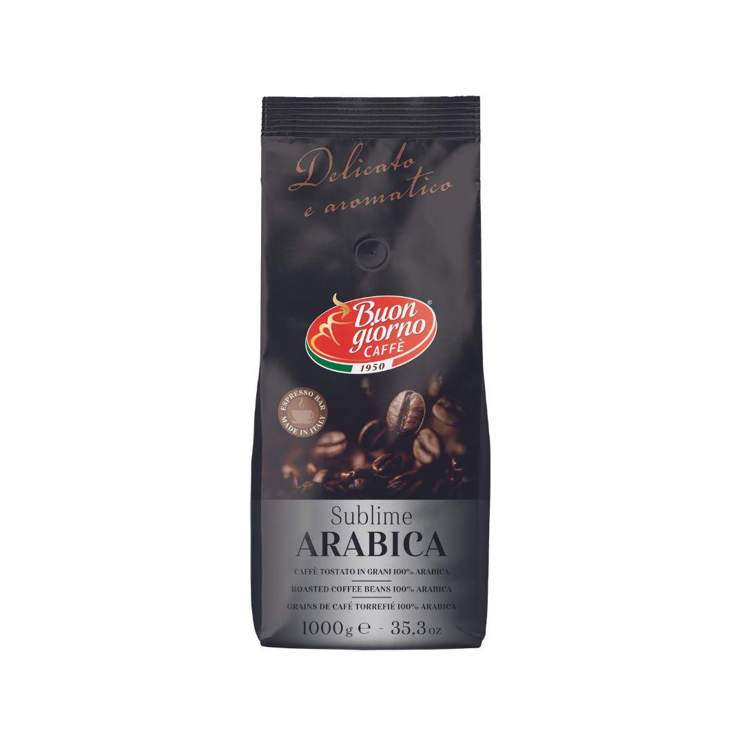 Sublime 100% Arabica Roasted Beans, 1KG - Buongiorno Caffe' & More