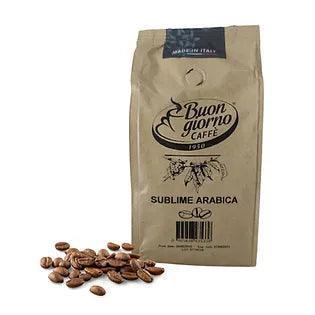 Sublime 100% Arabica Roasted Beans, 250g (Best Before 21-06-2025) - Caffe' Buongiorno Store