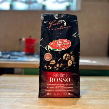 Sublime Rosso Roasted Beans, 1KG - Buongiorno Caffe' & More