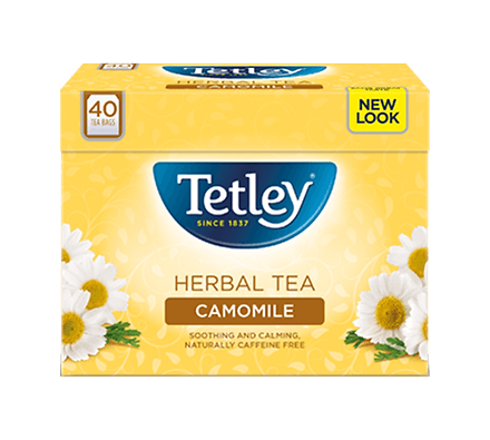 Tetley Herbal Tea Camomile, 60g, 40pcs - Buongiorno Caffe' & More