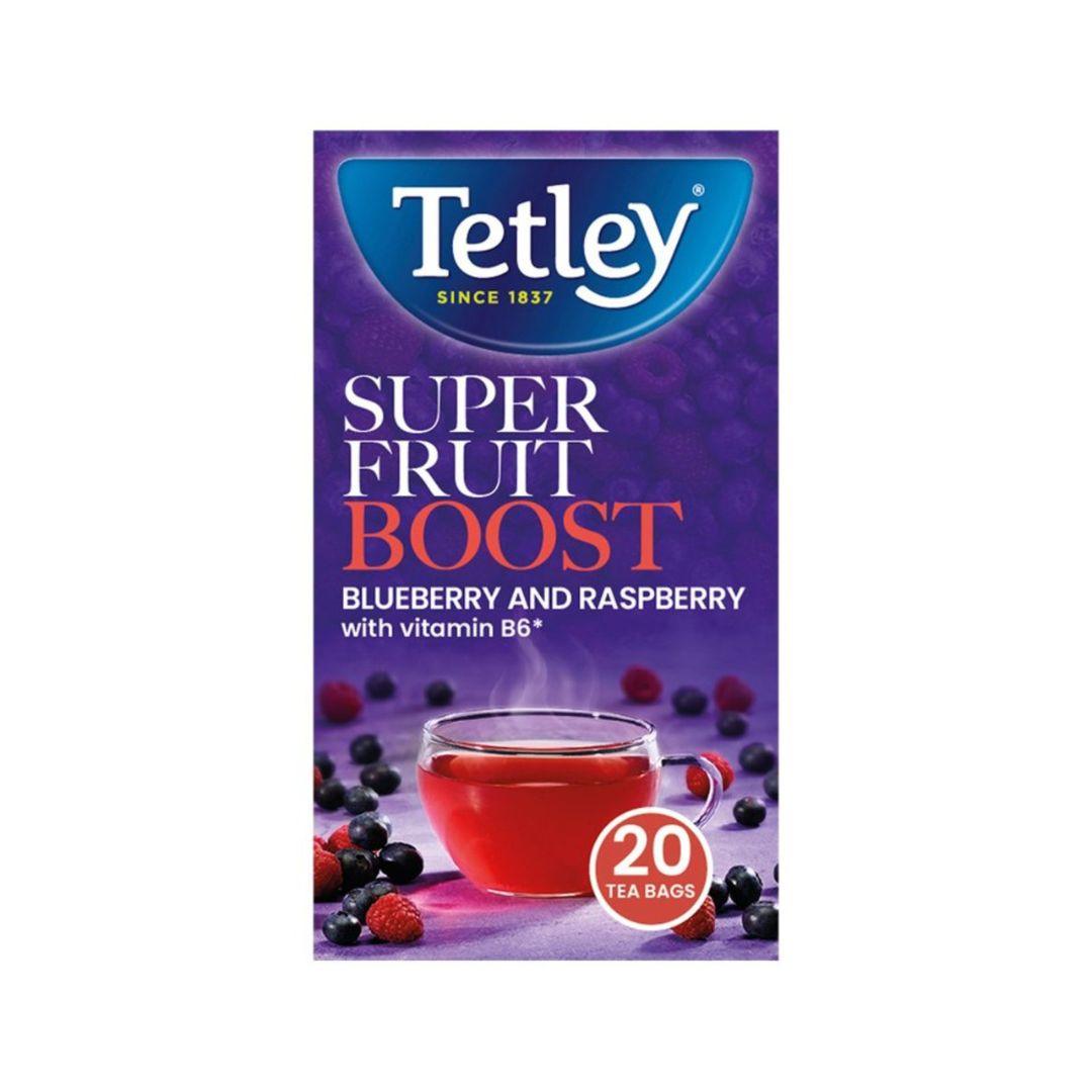 Tetley Super Fruits Immune Blueberry & Raspberry, 20pcs - Buongiorno Caffe' & More