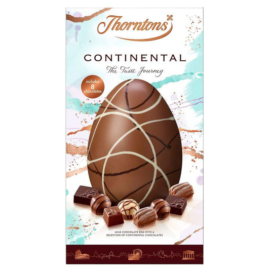Thorntons Continental Milk White Chocolate Easter Egg, 257g - Buongiorno Caffe' & More