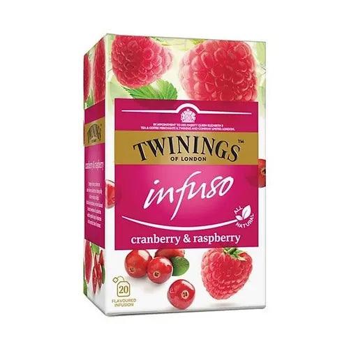 Twinings Cranberry & Raspberry Infuso, 40g, 20pcs - Buongiorno Caffe' & More