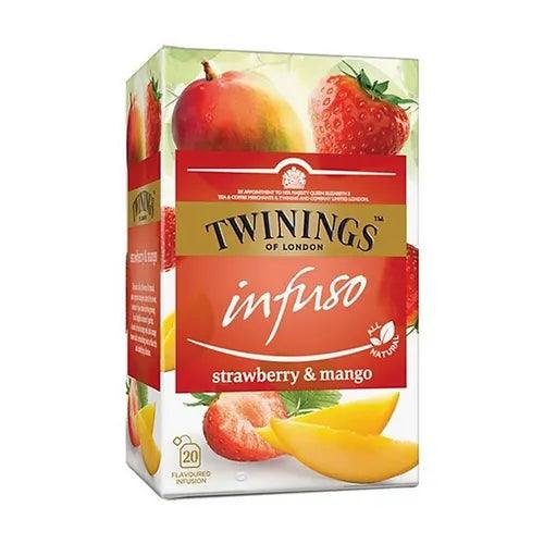 Twinings Strawberry & Mango Infuso, 40g, 20pcs - Buongiorno Caffe' & More
