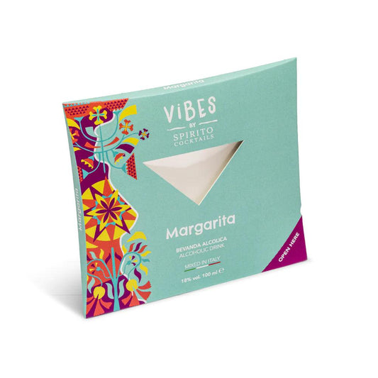 Vibes Margarita, ready mixed cocktail, 100ml - Buongiorno Caffe' & More