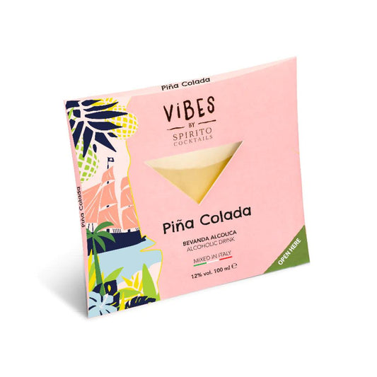 Vibes Pina Colada, ready mixed cocktail, 100ml - Buongiorno Caffe' & More