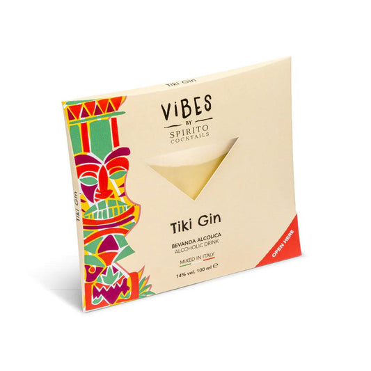 Vibes Tiki Gin, ready mixed cocktail, 100ml - Buongiorno Caffe' & More