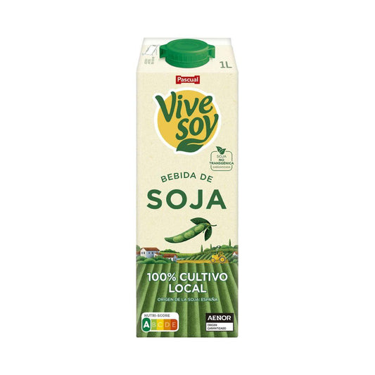 Vive Soy, Classic soya drink high vegetable protein content 100% plant based, 1L - Buongiorno Caffe' & More