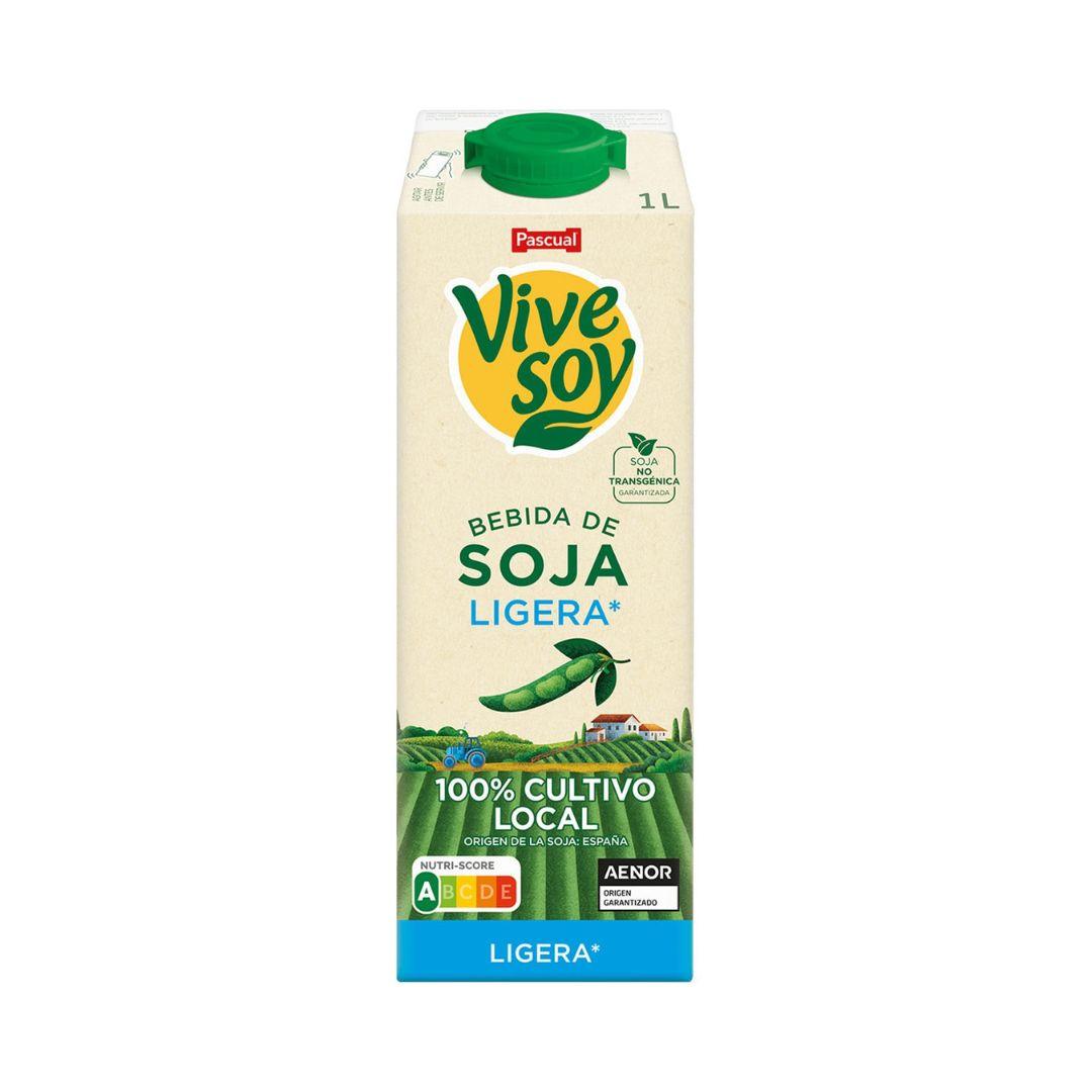 Vive Soy, Light soya drink high vegetable protein content, 1L - Buongiorno Caffe' & More