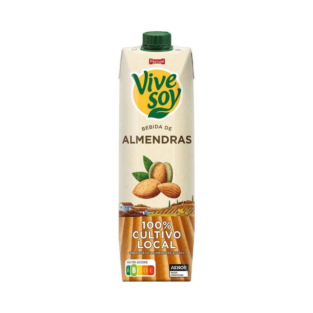 Vive Soy, Natural flavour 100% plant based almond milk, 1L - Buongiorno Caffe' & More